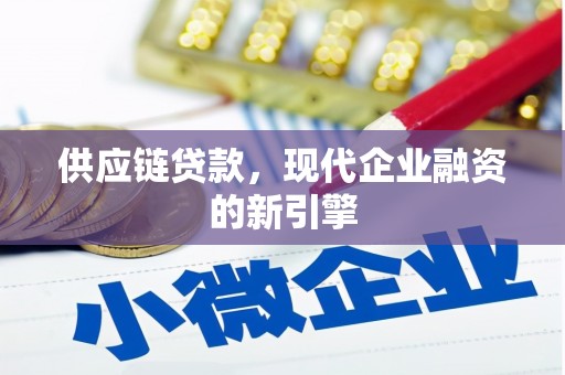琼中供应链贷款，现代企业融资的新引擎