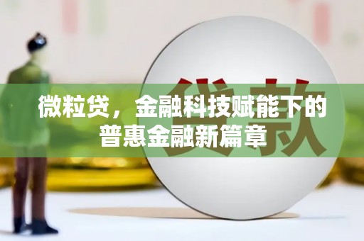 琼中微粒贷，金融科技赋能下的普惠金融新篇章