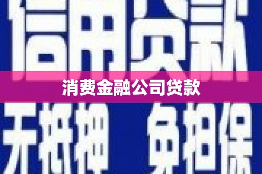 琼中消费金融公司贷款