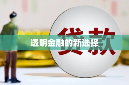 琼中透明金融的新选择