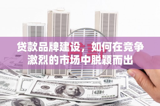 琼中贷款品牌建设，如何在竞争激烈的市场中脱颖而出