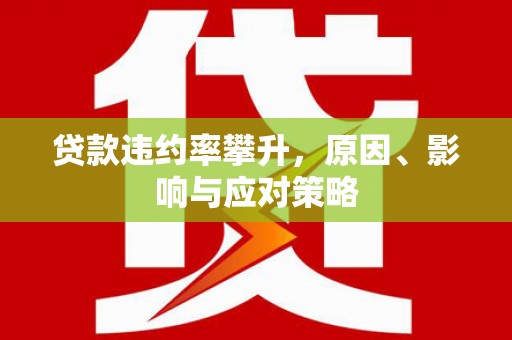 琼中贷款违约率攀升，原因、影响与应对策略