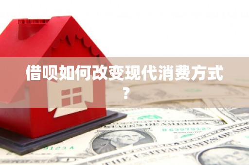 琼中借呗如何改变现代消费方式？