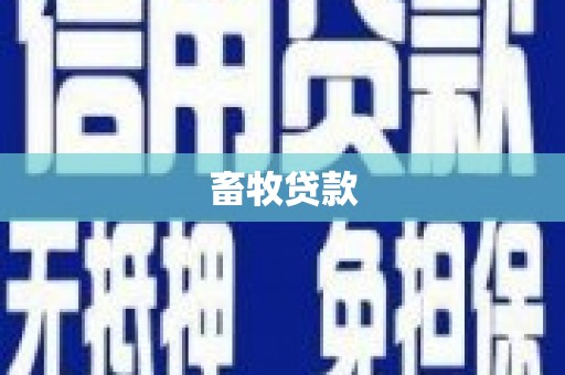 琼中畜牧贷款