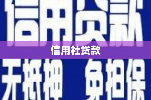 琼中信用社贷款