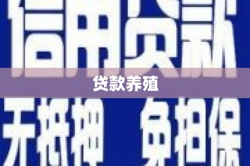 琼中贷款养殖