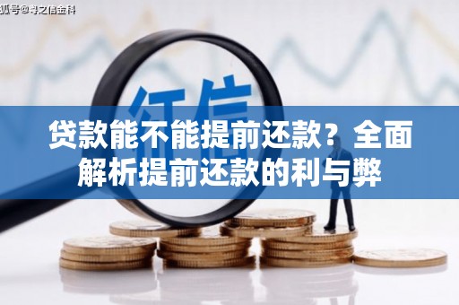 琼中贷款能不能提前还款？全面解析提前还款的利与弊
