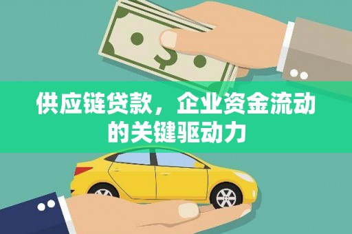 琼中供应链贷款，企业资金流动的关键驱动力
