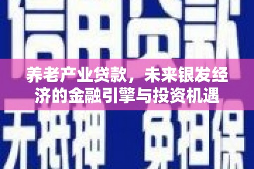 琼中养老产业贷款，未来银发经济的金融引擎与投资机遇