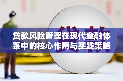 琼中贷款风险管理在现代金融体系中的核心作用与实践策略