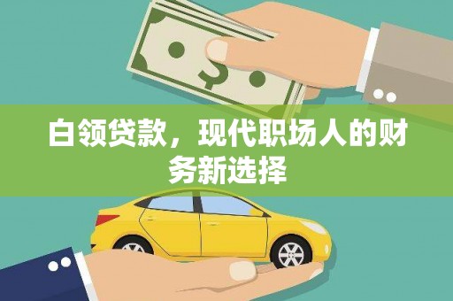 琼中白领贷款，现代职场人的财务新选择