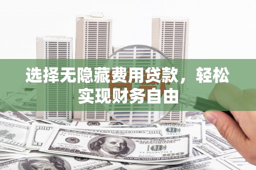 琼中选择无隐藏费用贷款，轻松实现财务自由