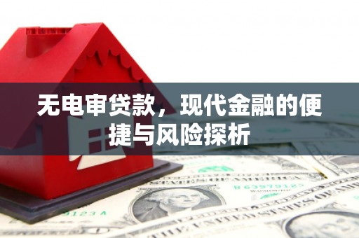 琼中无电审贷款，现代金融的便捷与风险探析