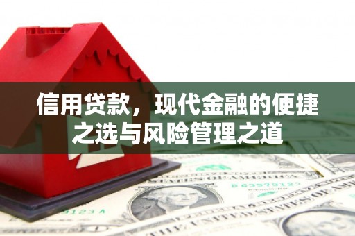 琼中信用贷款，现代金融的便捷之选与风险管理之道