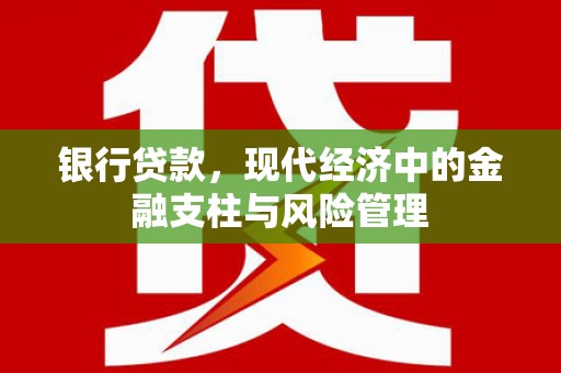 琼中银行贷款，现代经济中的金融支柱与风险管理