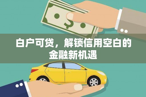 琼中白户可贷，解锁信用空白的金融新机遇
