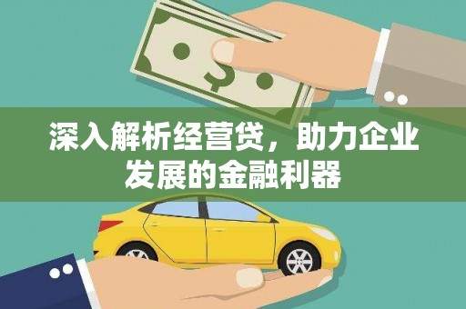 琼中深入解析经营贷，助力企业发展的金融利器