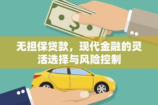 琼中无担保贷款，现代金融的灵活选择与风险控制