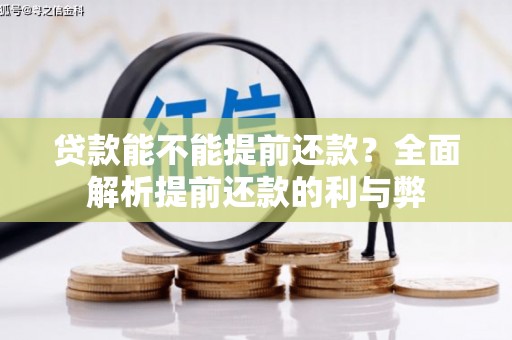 琼中贷款能不能提前还款？全面解析提前还款的利与弊