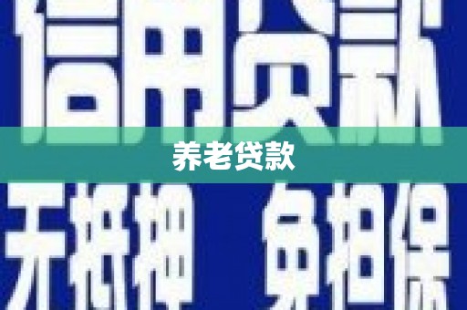 琼中养老贷款