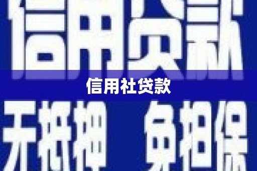 琼中信用社贷款