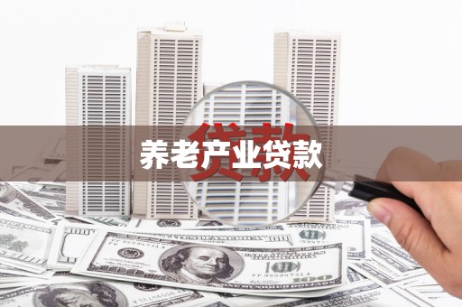 琼中养老产业贷款