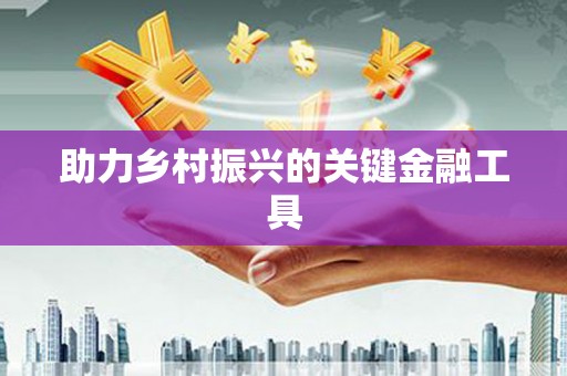 琼中助力乡村振兴的关键金融工具