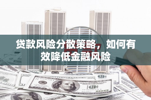 琼中贷款风险分散策略，如何有效降低金融风险