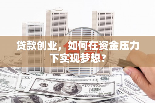 琼中贷款创业，如何在资金压力下实现梦想？