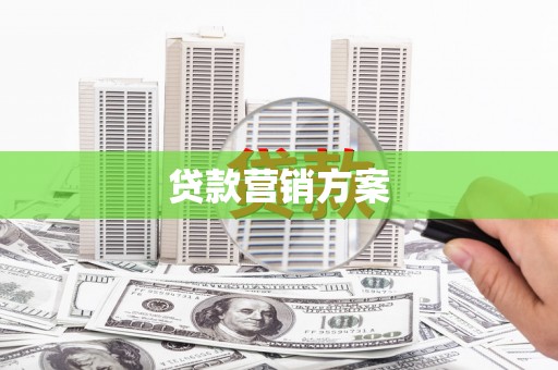 琼中贷款营销方案