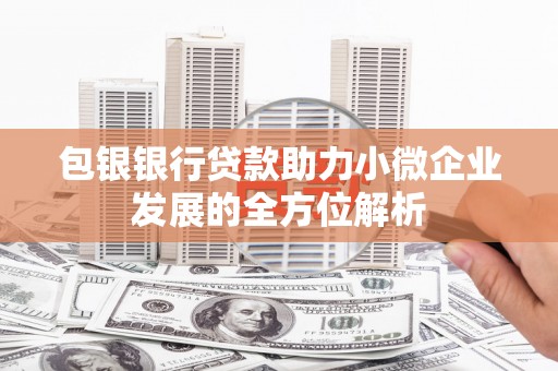 琼中包银银行贷款助力小微企业发展的全方位解析
