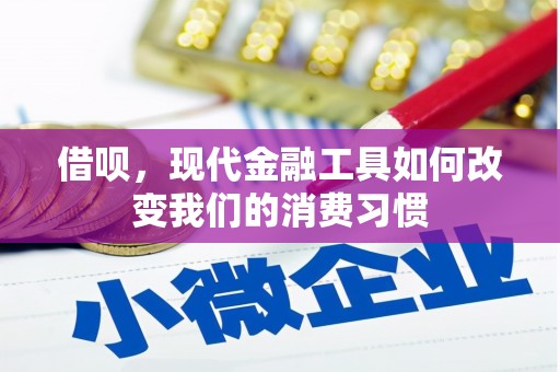 琼中借呗，现代金融工具如何改变我们的消费习惯