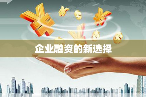 琼中企业融资的新选择