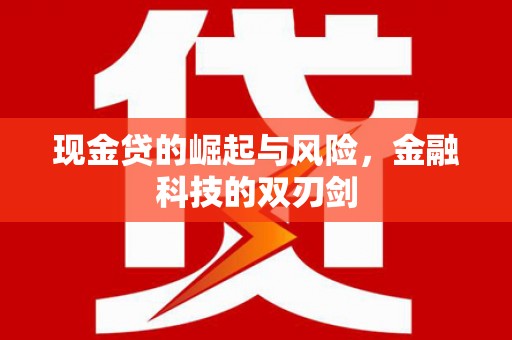 琼中现金贷的崛起与风险，金融科技的双刃剑