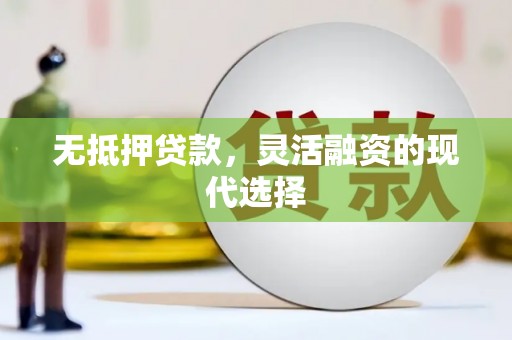 琼中无抵押贷款，灵活融资的现代选择