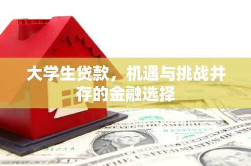 琼中大学生贷款，机遇与挑战并存的金融选择