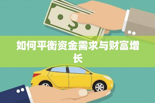 琼中如何平衡资金需求与财富增长