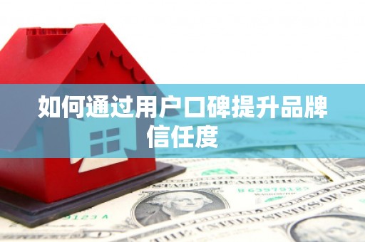 琼中如何通过用户口碑提升品牌信任度