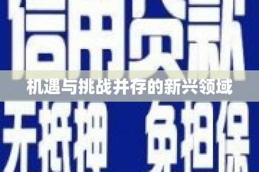 琼中机遇与挑战并存的新兴领域
