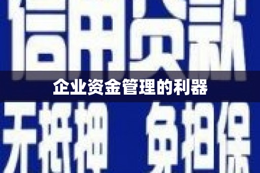 琼中企业资金管理的利器